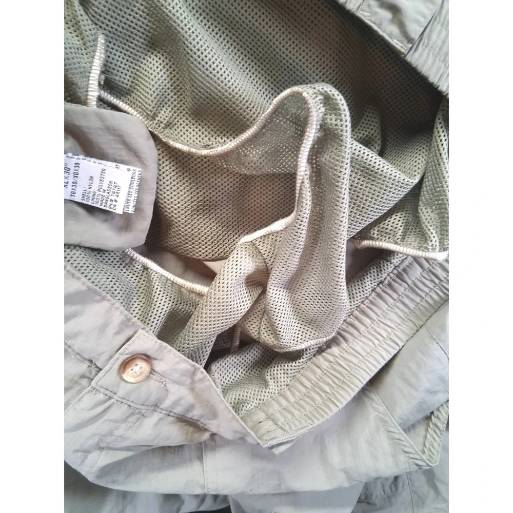 World Wide Sportsman Men's‎ Convertable 2-1 Pants Size XLx30 Light Green Pockets - Picture 4 of 9